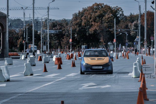 Traffic control crew